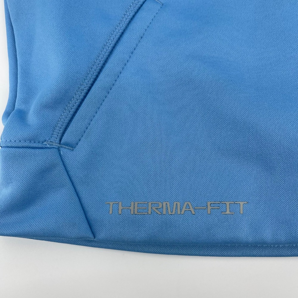 Nike Therma-FIT Hoodie Pullover Just Do It Blue Gray‎ Youth Size L - Picture 5 of 6